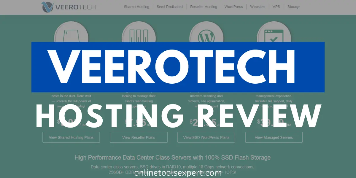VeeroTech Review webhosting services